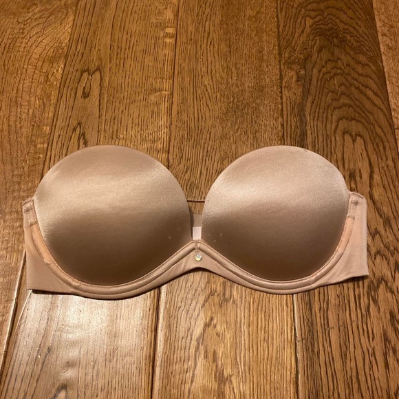 Victoria Secret Strapless Push Up Bra 32C - Picture 1 of 4